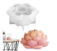 Blumen-Silikonform,Wiederverwendbare Kerzenwachsformen Silikongussformen - Ornament-Form Zum Basteln Von Epoxid-Gussformen Für Kerzen -Seifen-Ornament-Kuchen | Kerzenherstellungsformen