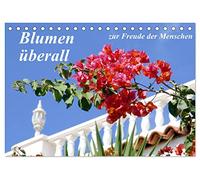 Blumen überall, zur Freude Menschen (Tischkalender 2026 DIN A5 quer), CALVENDO Monatskalender: Schönheit der Blumen