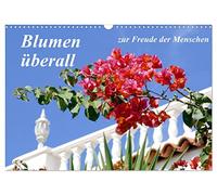 Blumen überall, zur Freude Menschen (Wandkalender 2026 DIN A3 quer), CALVENDO Monatskalender: Schönheit der Blumen