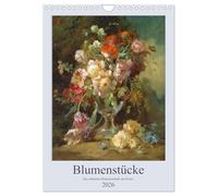 Blumenstücke 2026 (Wandkalender 2026 DIN A4 hoch), CALVENDO Monatskalender: Die schönsten Blumensträuße der Kunst.