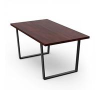 Bearsdon - Set per tavolo da pranzo | Piano del tavolo & gambe in metallo | Stile Industrial | Stabile | Moderno