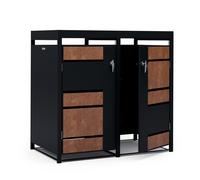 Blumfeldt BinSafe - Cassetta per bidoni 2 bidoni