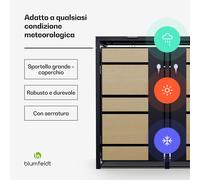 Blumfeldt BinSafe - Cassetta per bidoni 2 bidoni