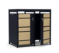 Blumfeldt BinSafe - Cassetta per bidoni 2 bidoni