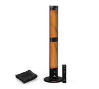 BlazeTower - Stufa a piantana | 3000 W | Uso esterno | 3 livelli | IP45 | Telecomando | Timer