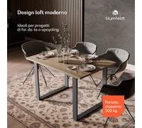 Blumfeldt UrbanFodge U - Gambe del tavolo | Design moderno | Per progetti fai-da-te | Portata di 200 kg