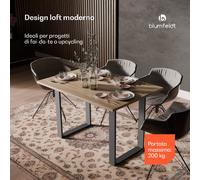 Blumfeldt UrbanFodge U - Gambe del tavolo | Design moderno | Per progetti fai-da-te | Portata di 200 kg