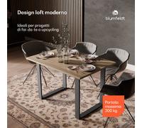 Blumfeldt UrbanFodge U - Gambe del tavolo | Design moderno | Per progetti fai-da-te | Portata di 200 kg