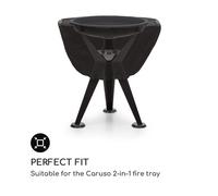 Caruso copertura in nylon 600D resistente all'acqua nero