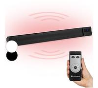 Blumfeldt Cosmic Beam Plus - Stufa a Infrarossi Riscaldante per Terrazza, Protezione IP24, Telecomando, Eco Mode, 2400W, Bianco