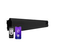 Blumfeldt Cosmic Beam Smart 2400W Stufa Infrarossi da Parete Nero