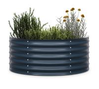 Blumfeldt Curvbox 105x60x43 cm Fioriere rialzate Antracite