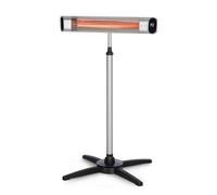 Blumfeldt Dark Wave 2000W Riscaldatore Infrarossi da Esterno Argento