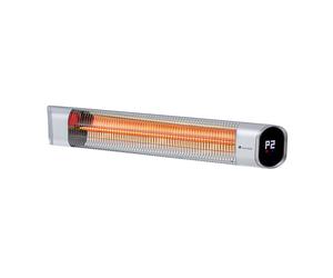 Blumfeldt Dark Wave 2000W Stufa Infrarossi da Parete Argento