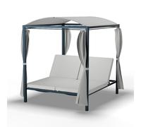 Blumfeldt Eremitage Double XL - Lettino prendisole, sunbed | Protezione dal sole
