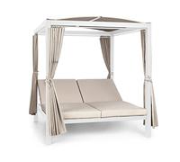 blumfeldt Eremitage per Esterno XL, da Piscina per Adulti&Bambini con Schienale Reclinabile, Matrimoniale da, Doppio Impermeabile con Baldacchino (x2)