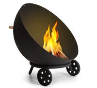 Blumfeldt Fireball 66cm Basso Braciere da giardino con griglia Nero