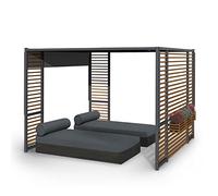 Blumfeldt Valence gazebo 3x3 m, UV50+, idrorepellente, illuminazione solare a LED, pannello solare