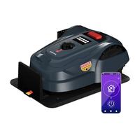 Blumfeldt GrassConnect - Robot Tagliaerba, Controllo App, Copre Fino a 1.000 m², Batteria Agli Ioni di Litio, Ricarica Automatica, Silenzioso, Sensori Pioggia & Collisione, Altezza Regolabile