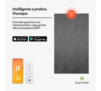 Heat Square | Stufa a infrarossi | Controllo WiFi | 700 W | IP44