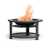 Blumfeldt Merano 80cm Basso Braciere da giardino con griglia Grigio scuro