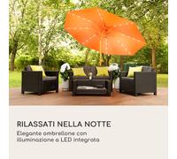 Blumfeldt Ombrellone Blumfeldt Calais con luce al LED