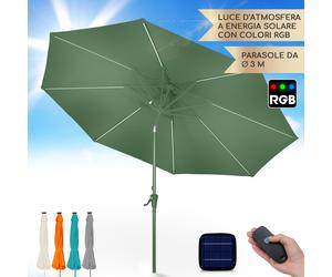 Blumfeldt Ombrellone Blumfeldt Calais con luce al LED