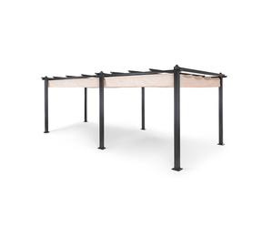 Blumfeldt Pantheon 3x6m Pergola Nera/Crema