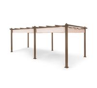 Blumfeldt Pantheon Pergola 3x6m Pergola Marrone Scuro