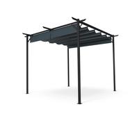 Blumfeldt Pantheon Robust 3x3m Pergola Grigio Scuro