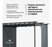 Blumfeldt Pantheon Robust - Pergola, 3x4m