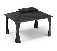 Il gazebo ShadeFortress da 4x3 m in acciaio zincato protegge dal sole, dalla pioggia e dal vento