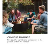 Blumfeldt Pompeji, Braciere e Grill, Ø60cm, Acciaio