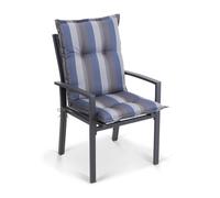 Prato, Imbottitura, Schienale Basso, Sedia da Giardino, Poliestere, 50x100x8cm