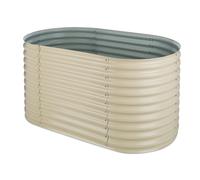 High Grow Fioriera Rialzata 1,6m Rivestimento zinco-alluminio beige
