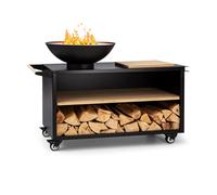 Blumfeldt Savage 2.0 128cm In piedi Braciere da giardino Nero