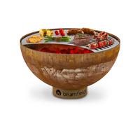 Blumfeldt Savage 60.5cm Basso Braciere da giardino con griglia Ruggine