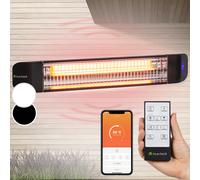 Blumfeldt Smartwave Smart 2400W Stufa Infrarossi da Parete Nero