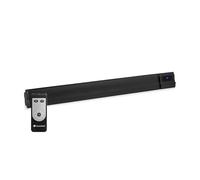 Blumfeldt Stufa Elettrica Basso Consumo, Colonnina Elettrica da Giardino 2400W, Termosifone Elettrico, Pannello Radiante Infrarossi con Telecomando Display LED, IP44, No CO2