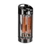 blumfeldt Stufa Elettrica Basso Consumo, Colonnina Elettrica per Interno/Esterno 1200W, Termosifone Elettrico, Pannello Radiante Infrarossi, Stufetta Elettrico con Oscillazione 360°, IPX4, No CO2
