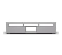 blumfeldt Supporto TV da Pavimento, Moderno Porta TV da Terra da 150 cm per Camera da Letto e Salone, Porta Televisore con LED Multicolori, Mobile TV, Stand TV con Ampio Spazio di Archiviazione
