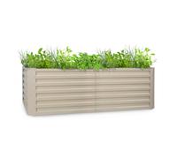 Blumfeldt Terrabox 200x100x60 cm Fioriere rialzate Crema