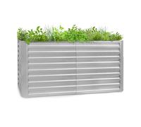 Blumfeldt Terrabox 200x100x90 cm Fioriere rialzate Argento