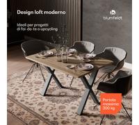 UrbanFodge X - Gambe del tavolo | Design moderno | Per progetti fai-da-te | Portata di 200 kg