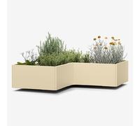 blumfeldt Versagrow - Aiuola Rialzata Modulare in Acciaio Verniciato a Polvere, 471 L, Altezza Regolabile: 30-60 cm, Resistente a Ruggine & Gelo, Facile Montaggio per Giardino & Cortile