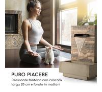 Blumfeldt Watergate Fontana In/Outdoor Pompa da 15W Cavo da 10m zincata