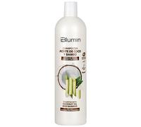 Blumin Shampoo con olio di cocco e bambù biologico per capelli normali o secchi, 1000 ml
