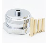 BLUMKRAFT Adattatore in metallo per radiatori Herz, SAR/COMAP, Ponte a Mosca, MYJAVA M28 x1.5 a M30 x 1.5 per termostato/testa termostatica M30x1.5 maschio (M28 Short)