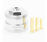 BLUMKRAFT Adattatore in metallo per radiatori M28 x1.0 - M30x1.5 compatibile con Vama e Kosmia. Valvola termostatica M28-M30 M28F-M30M