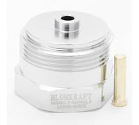 BLUMKRAFT Adattatore in metallo per radiatori TA M28 x1.5 a M30 x 1.5 per termostato/testa termostatica M30x1.5 maschio (M28 LONGWIDE)